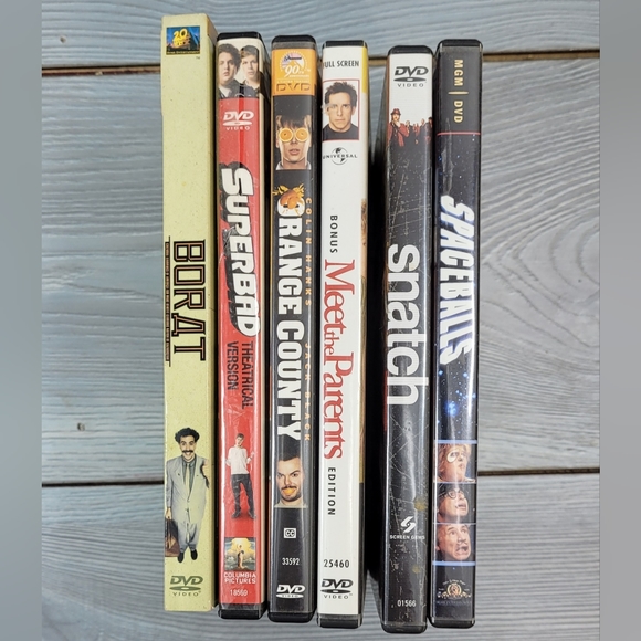 Funny DVD Bundle: Snatch Superbad Meet the Parents Borat Spaceballs Orange Couny - Picture 15 of 15